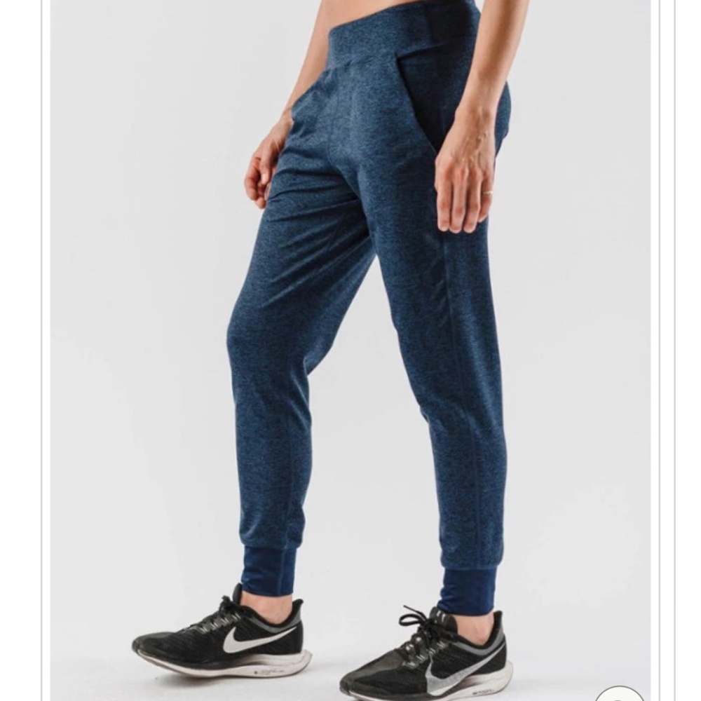 Rabbit joggers, navy marbled, size small